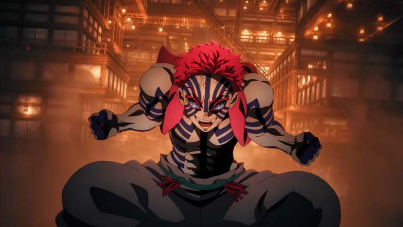 อสูรจันทราข้างขึ้นลำดับที่ 3 อาคาสะ จาก ดาบพิฆาตอสูร Infinity Castle