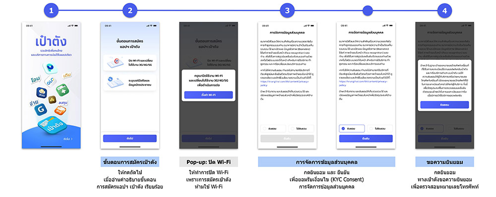 เปลี่ยนเบอร์ใหม่แอปเป๋าตัง