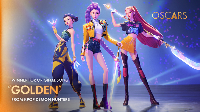 KPOP DEMON HUNTERS สาขาเพลงประกอบภาพยนตร์ยอดเยี่ยม ออสการ์ 2026 รางวัล Academy Awards ครั้งที่ 98