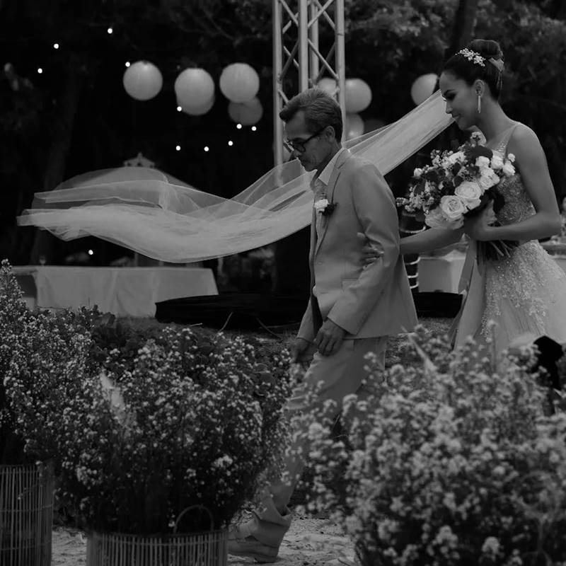 เมญ่า นนธวรรณ แต่งงาน