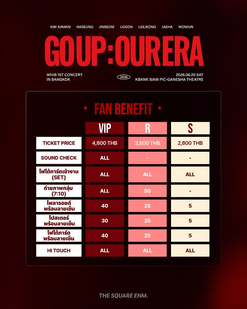 WHIB คอนเสิร์ต Fan Benefit