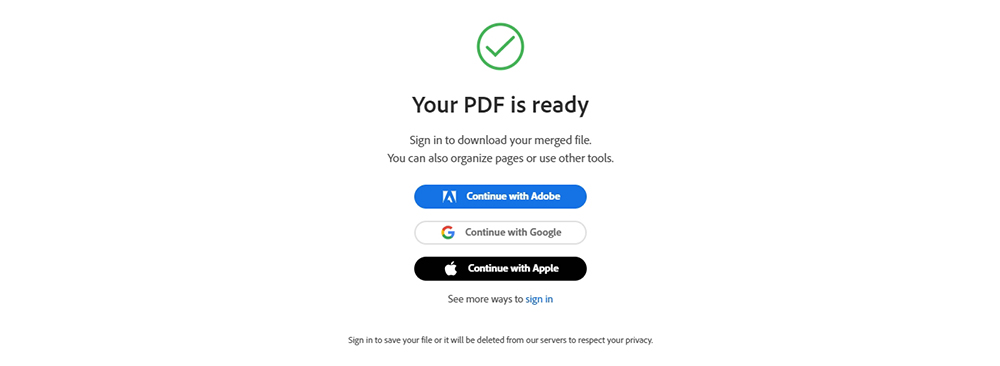 วิธีรวมไฟล์ pdf