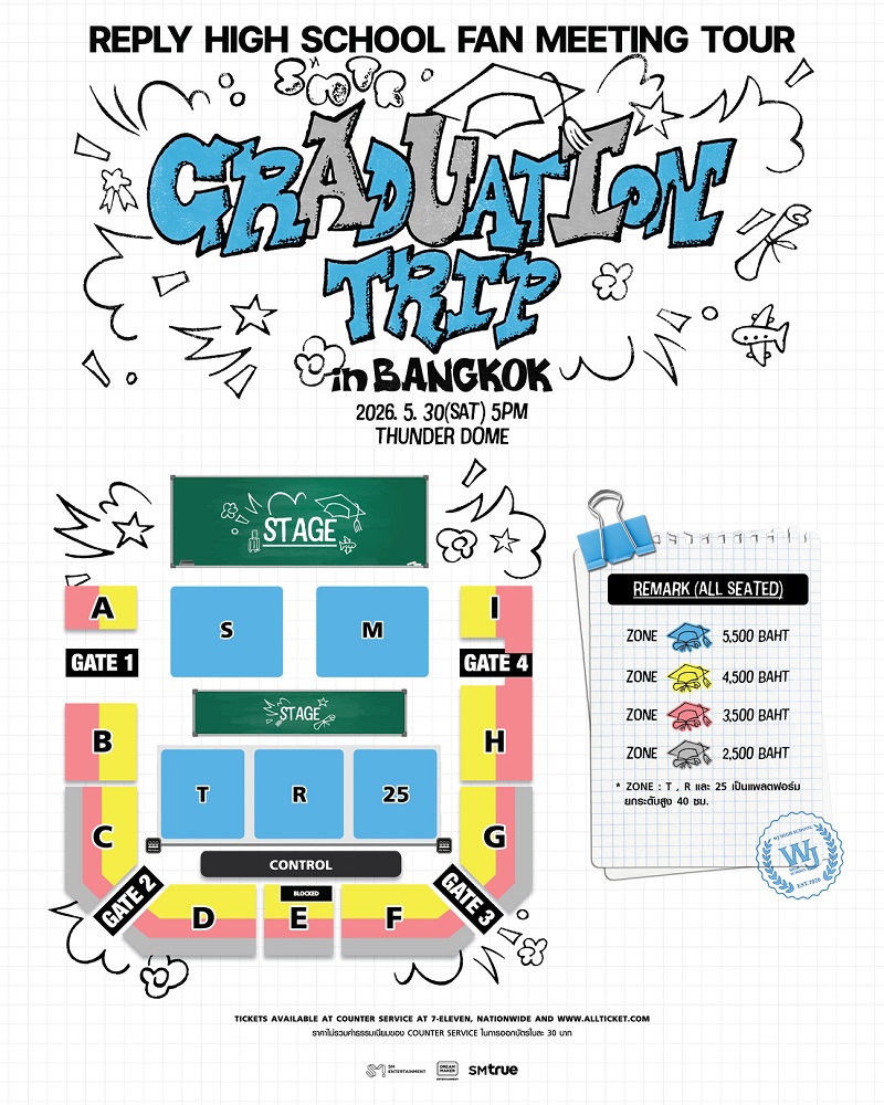 SMTR25 Fan Meeting ผังที่นั่ง