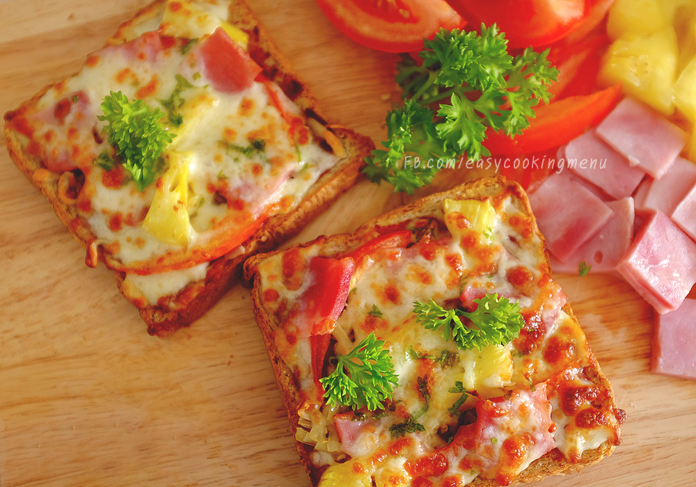 มินิพิซซ่าแฮมชีส