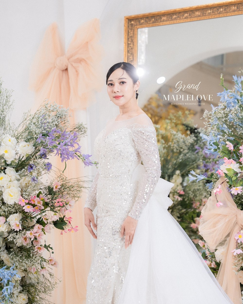 ทับทิม ไทด์ สวมชุดแต่งงาน ถ่ายภาพพรีเวดดิ้งสุดโรแมนติก