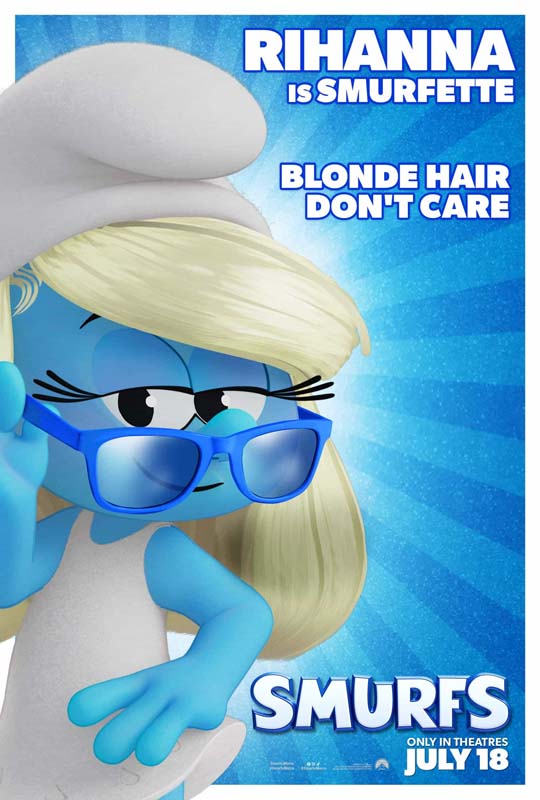 โปสเตอร์หนัง Smurfs ตัวละครหลักใน Smurfs 2025