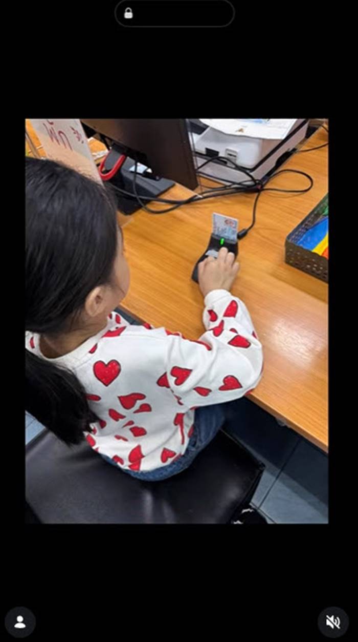  หนุ่ม ศรราม เผยภาพ น้องวีจิ ถ่ายบัตรครั้งแรก