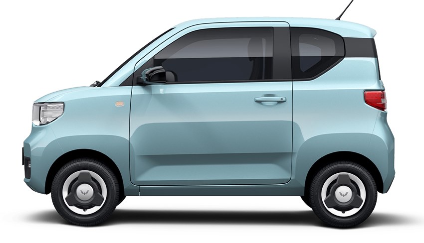 Wuling mini online ev range