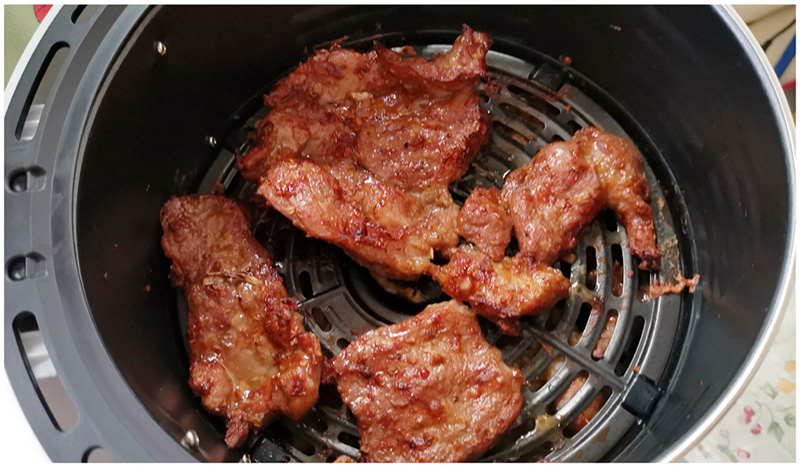 หมูทอดซอส ไร้น้ำมัน เมนูหมู เมนูหม้อทอด หมูทอด สูตรอาหาร