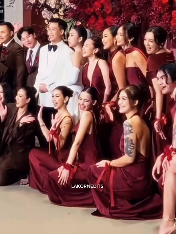  ณเดชน์ ญาญ่า โชว์โมเมนต์จูจุ๊บกลางงานแต่งเพื่อน