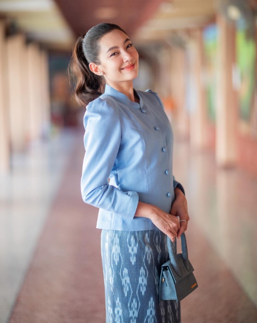 เบลล่า ราณี ชุดไปวัดดารา