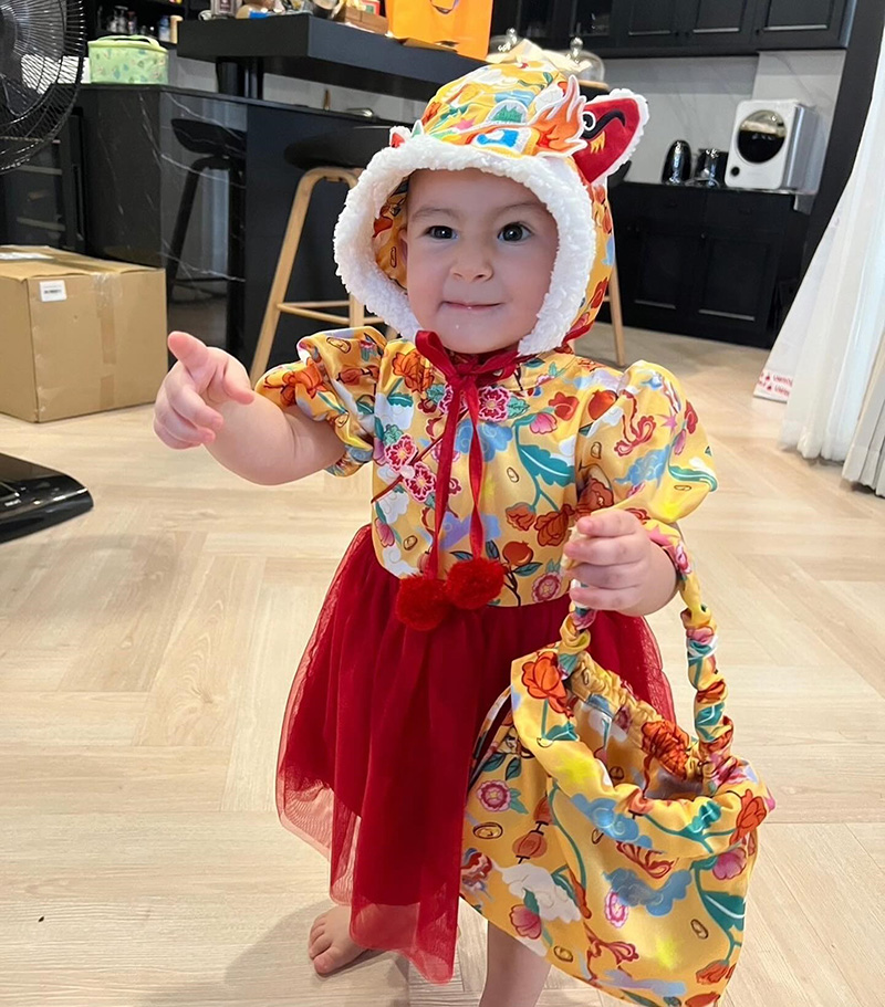 น้องเลอา ลูกสาว ไอซ์ อภิษฎา อวยพรตรุษจีน