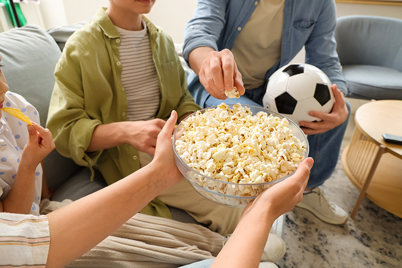 ป๊อปคอร์นโฮมเมด เมนูดูบอลกินแล้วไม่ง่วง เมนูอาหารช่วงดูบอล ฟุตบอลโลก 2026