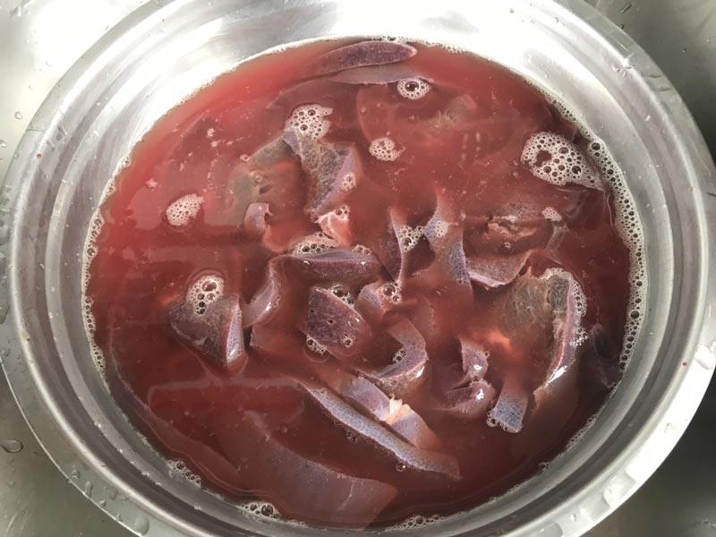 เมนูตับหมู