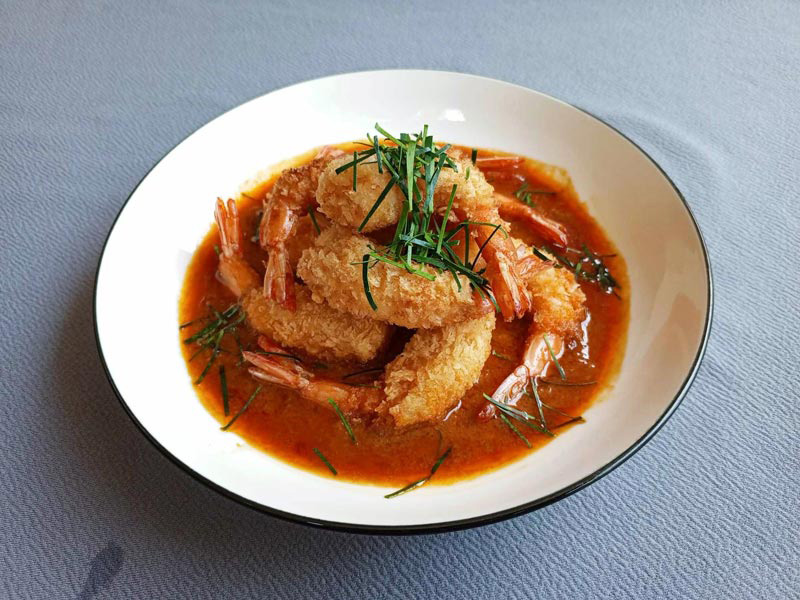 ฉู่ฉี่กุ้งทอด รวมสูตรฉู่ฉี่ อาหารไทย สูตรอาหาร