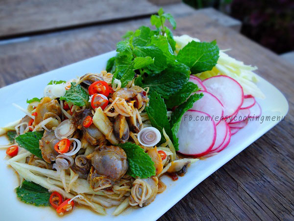 สูตรอาหารอีสานมื้อเย็น