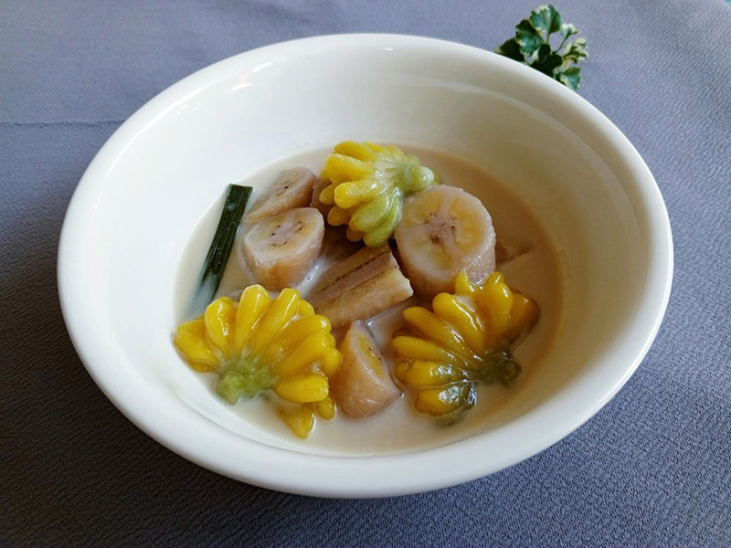 บัวลอยกล้วยบวชชี สูตรขนมกะทิ บัวลอย กล้วยบวชชี สูตรขนม ขนมไทย