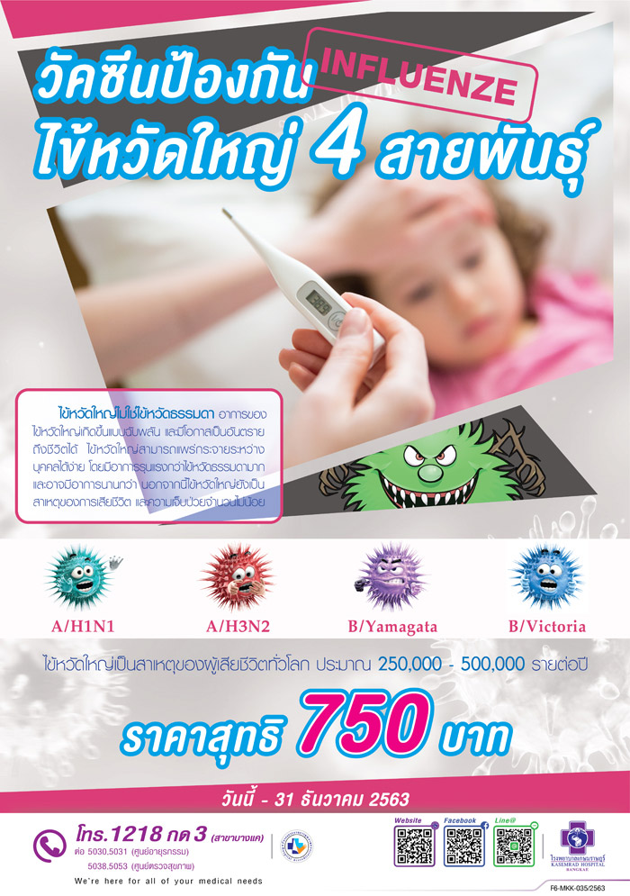 วัคซีนไข้หวัดใหญ่ 2563