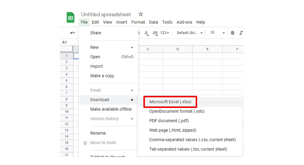 วิธีใช้ google Sheets