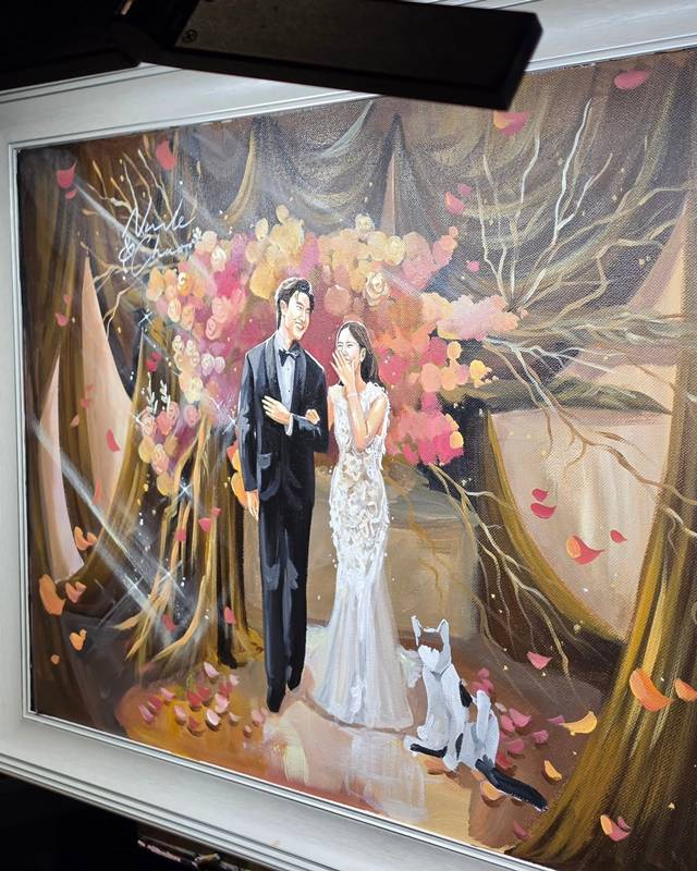 เชา ชวลิต แต่งงาน