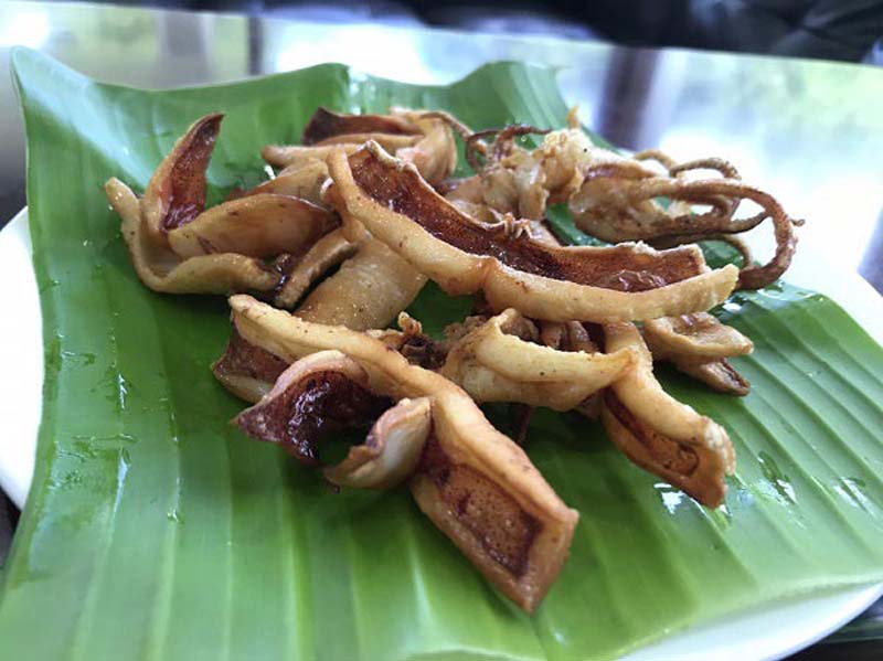 สูตรปลาหมึกทอด