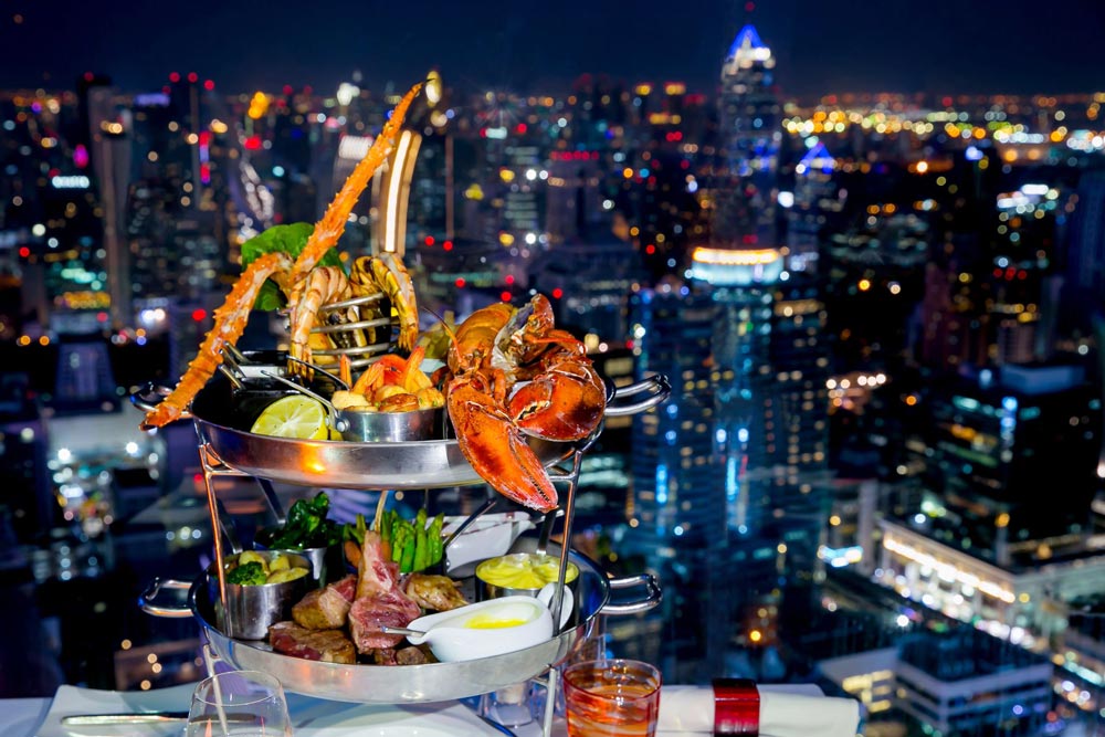 Red Sky ร้านอาหาร Rooftop กรุงเทพฯ