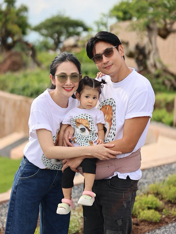 น้องพราวตะวัน ลูกสาว ยุ้ย จีรนันท์ ธันน์ ธนากร