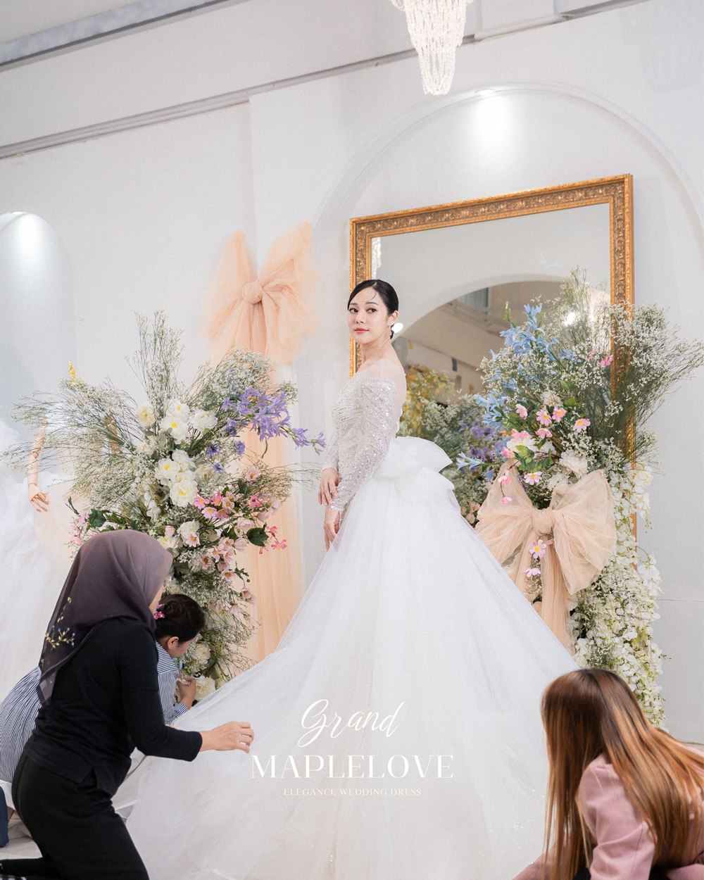 ทับทิม ไทด์ สวมชุดแต่งงาน ถ่ายภาพพรีเวดดิ้งสุดโรแมนติก