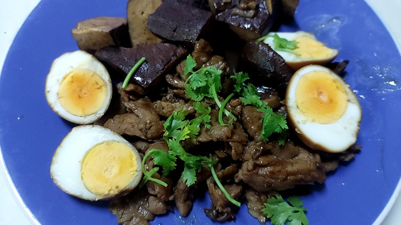 พะโล้แห้ง เมนูแห้ง สูตรอาหาร