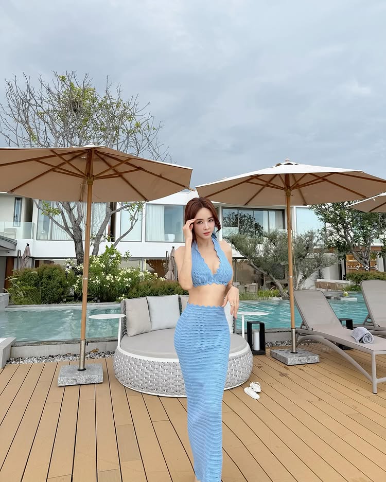 เป้ย ปานวาด ส่งท้ายทริปสงกรานต์แบบซุปตาร์ ใส่ทูพีซโชว์อึ๋ม