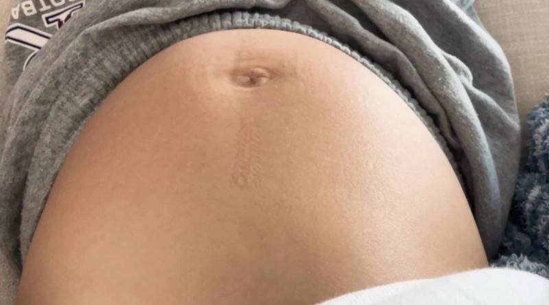 ฟ้า ยงวรี ท้อง