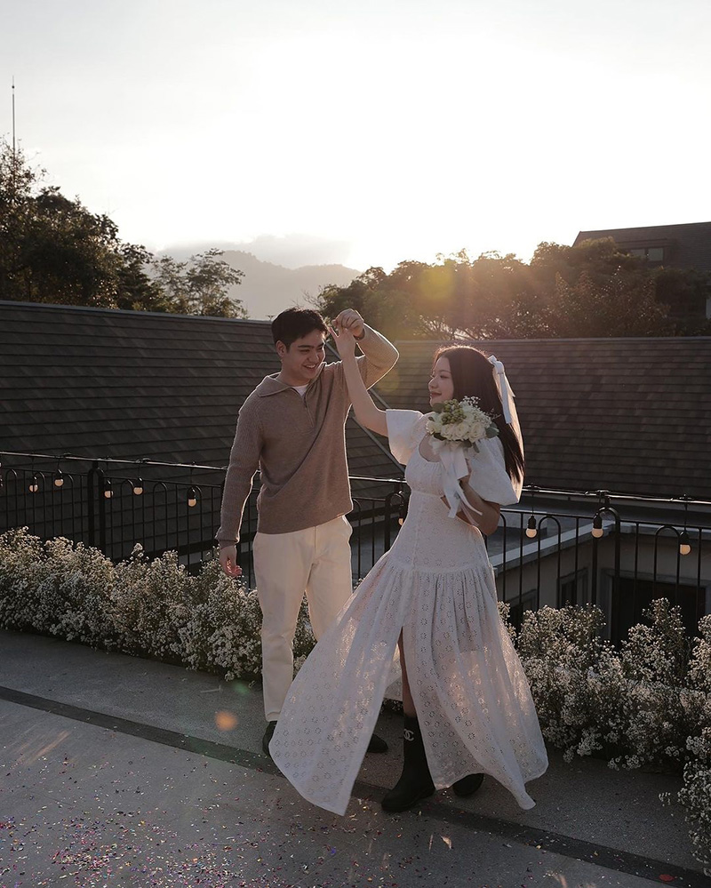 พี สาริษฐ์ คุกเข่าขอ พริมโรส แต่งงาน