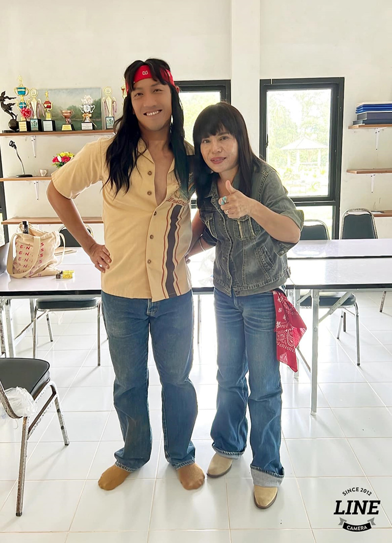 พี่ดำ ปลาเผา แต่งสาว ผมยาว เปลี่ยนลุคแต่ไม่เปลี่ยนใจ จำแทบไม่ได้เลย