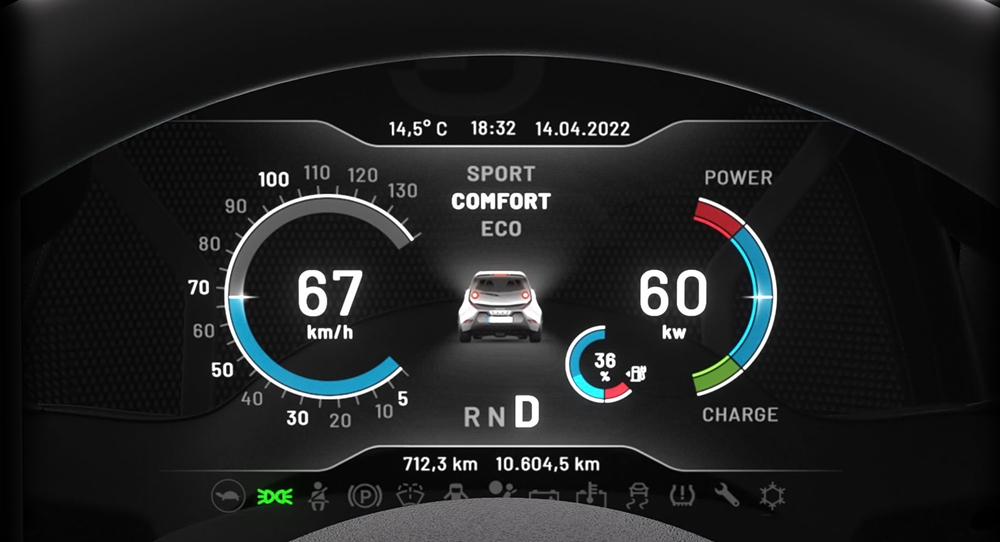 e wave X รถยนต์ไฟฟ้า