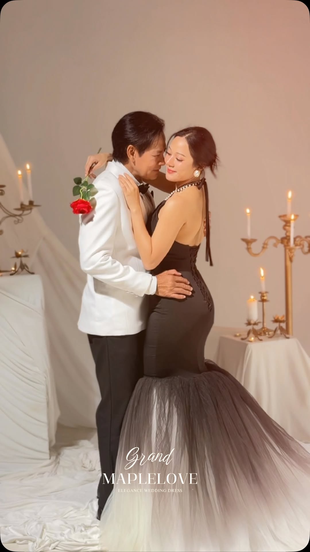 ทับทิม ไทด์ สวมชุดแต่งงาน ถ่ายภาพพรีเวดดิ้งสุดโรแมนติก