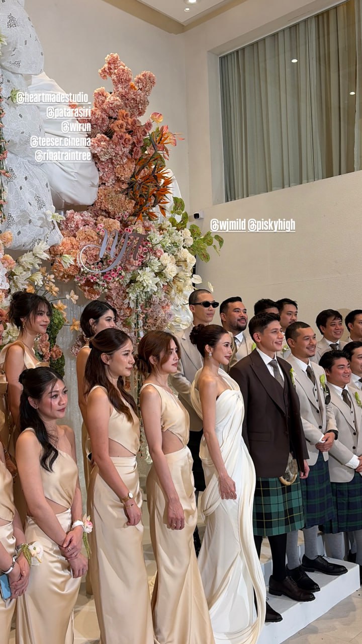  มายด์ ลภัสลัล พาย สุนิษฐ์ เข้าพิธีหมั้นหวานชื่น