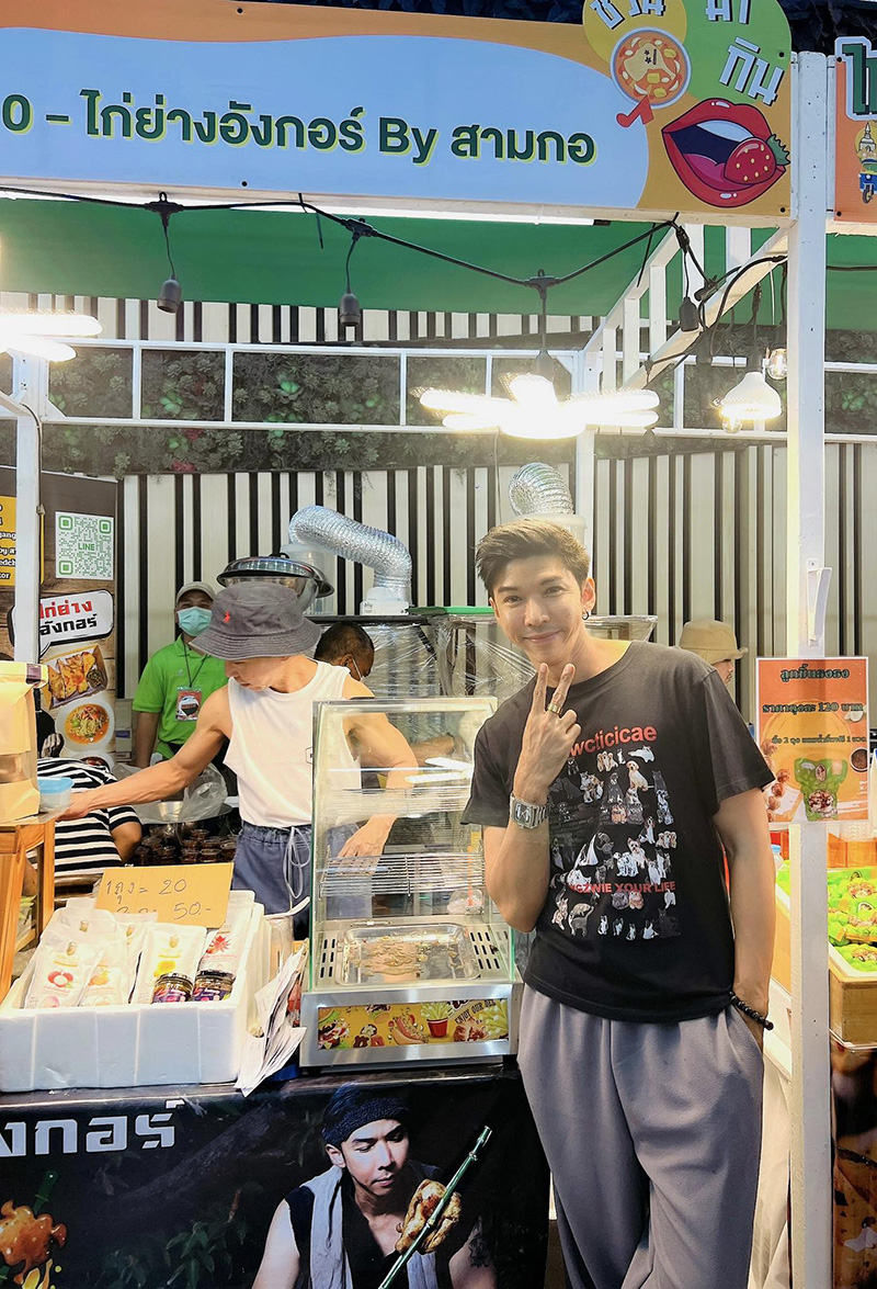 ภาพปัจจุบัน กอล์ฟ กัญจน์ ภักดีวิจิตร นักปิ้งไก่ในตำนาน 