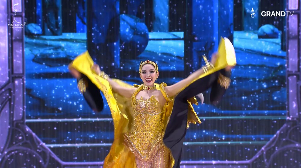 หลิน มาลิน กับชุด มนตราแห่งจันทรคราส ในการประกวดรอบชุดประจำชาติ Miss Grand International 2024