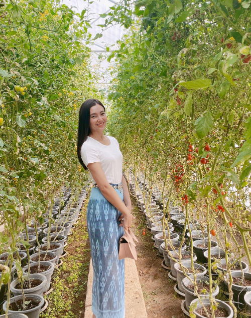 เบลล่า ราณี ชุดไปวัดดารา