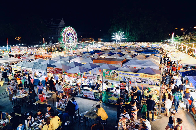 ตลาดสะพานพุทธ กรุงเทพ