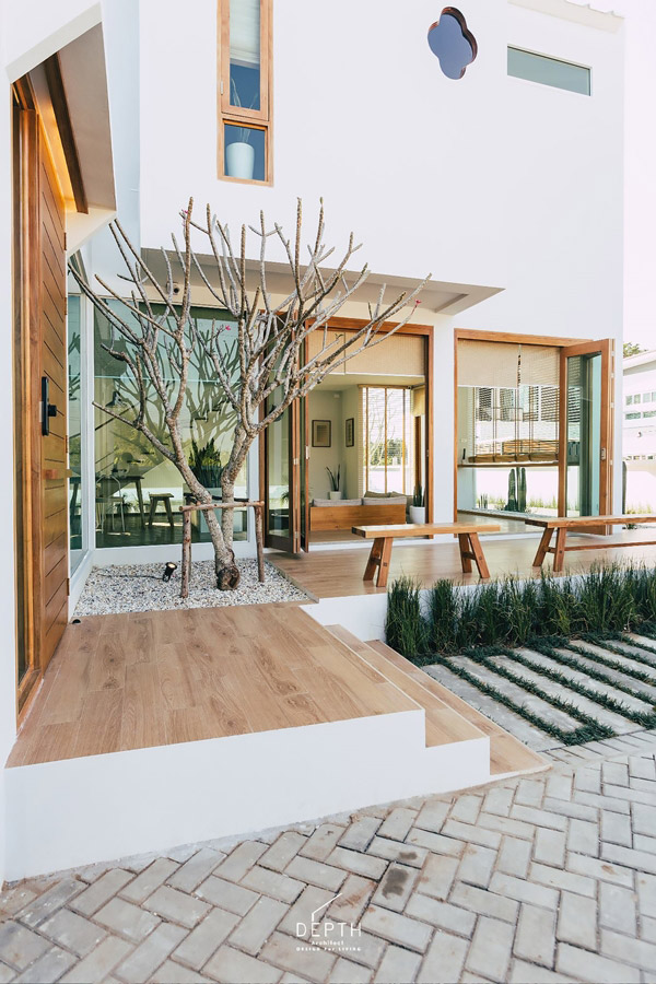 แบบบ้านริมนา