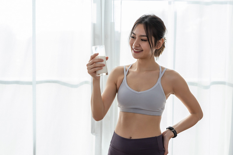 นมโปรตีนสูง