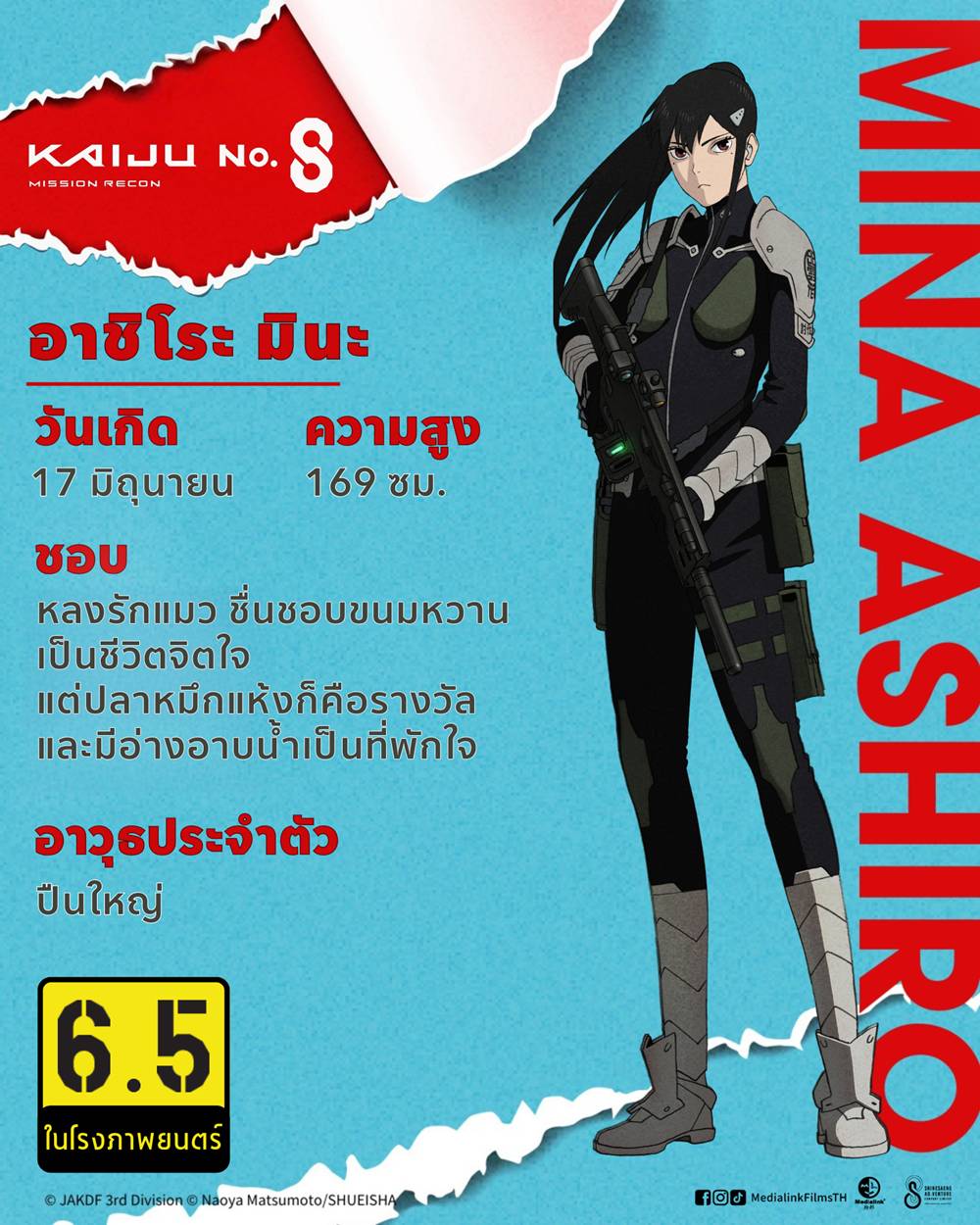 Mission Recon ไคจูหมายเลข 8 หนังดัดแปลงมาจากมังงะยอดฮิต