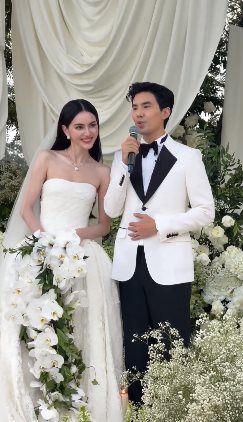 งานแต่งงาน เต๋อ ฉันทวิชช์ ใหม่ ดาวิกา เผยความในใจบ่าวสาว แลกคำมั่นสัญญา