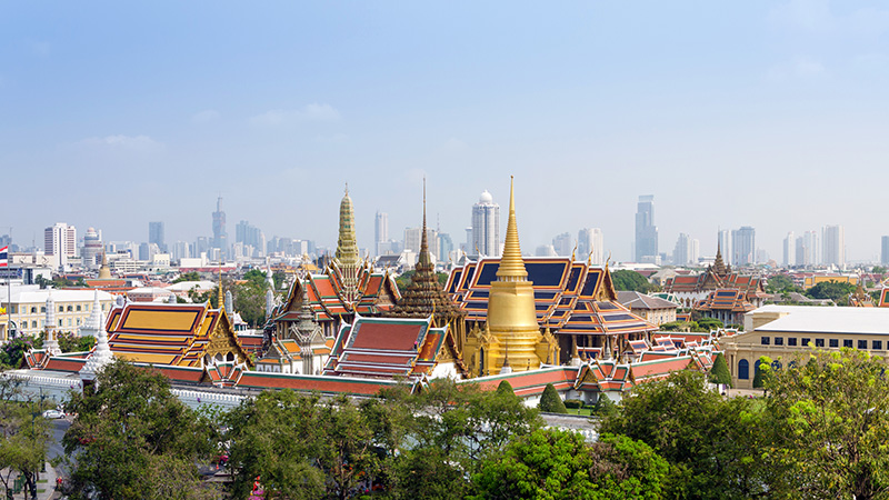 พระบรมมหาราชวังและวัดพระแก้ว กรุงเทพมหานคร