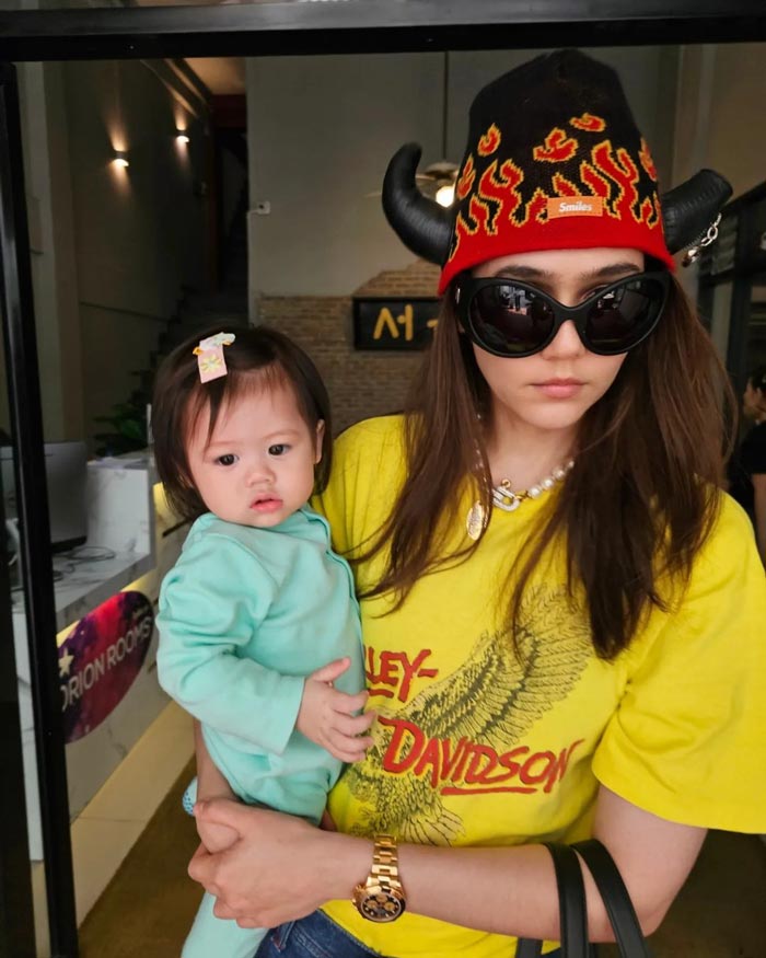 น้องแอบิเกล ลูกสาว ชมพู่ อารยา