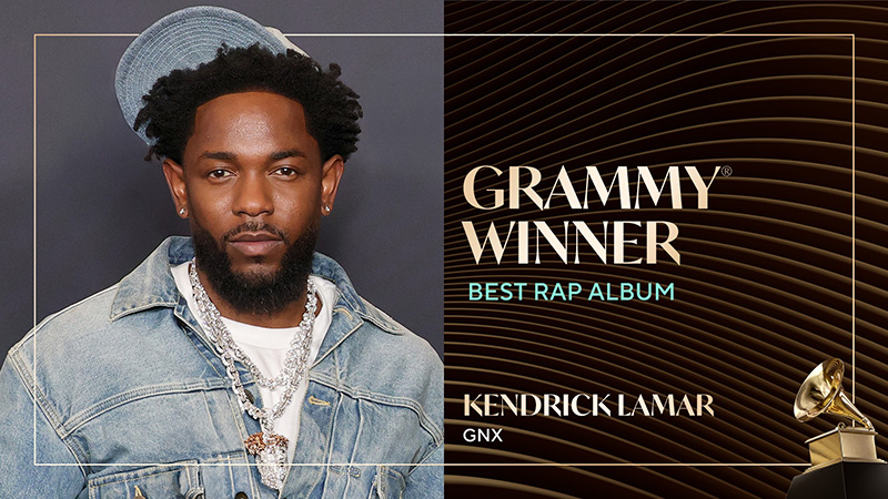รางวัล Best Rap Album ผลรางวัล Grammy Awards 2026 งานประกาศรางวัล Grammy Awards 2026 ข่าววงการเพลง