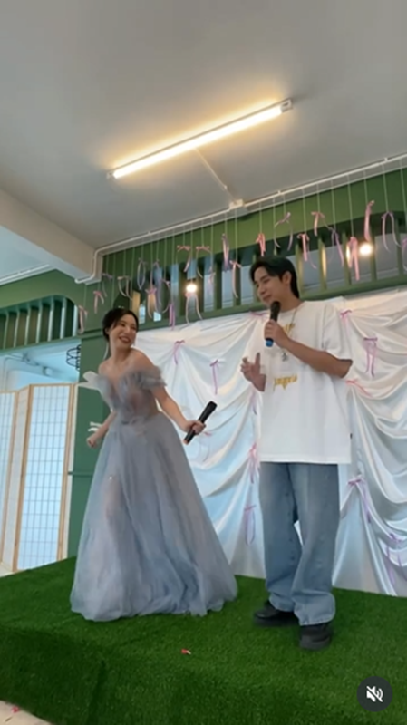 อุงเอิง แฟน สไปร์ท SPD ใส่ชุดเจ้าสาวจัดงานวันเกิด