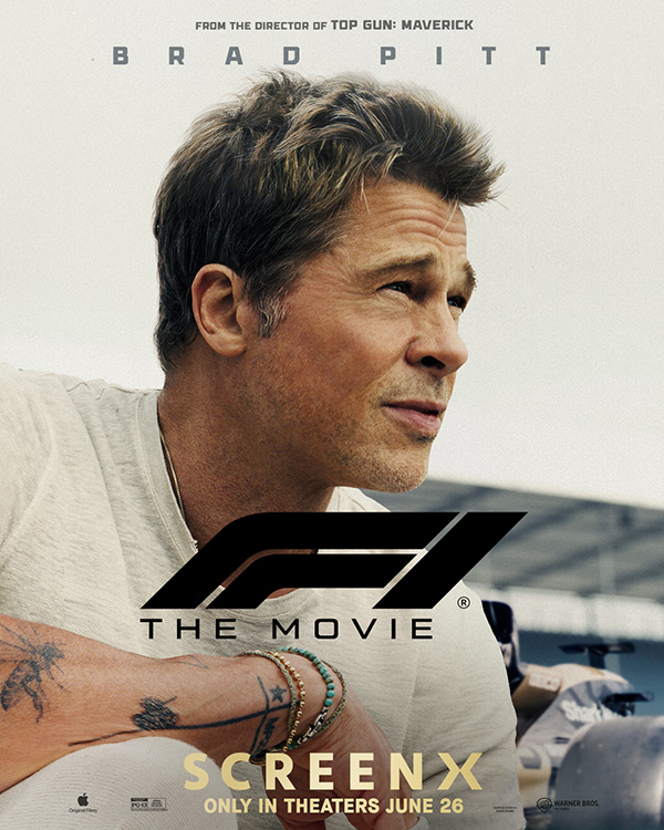 F1 หนังแข่งรถฟอร์มูล่าวัน F1 Movie แบรด พิตต์ นำแสดง