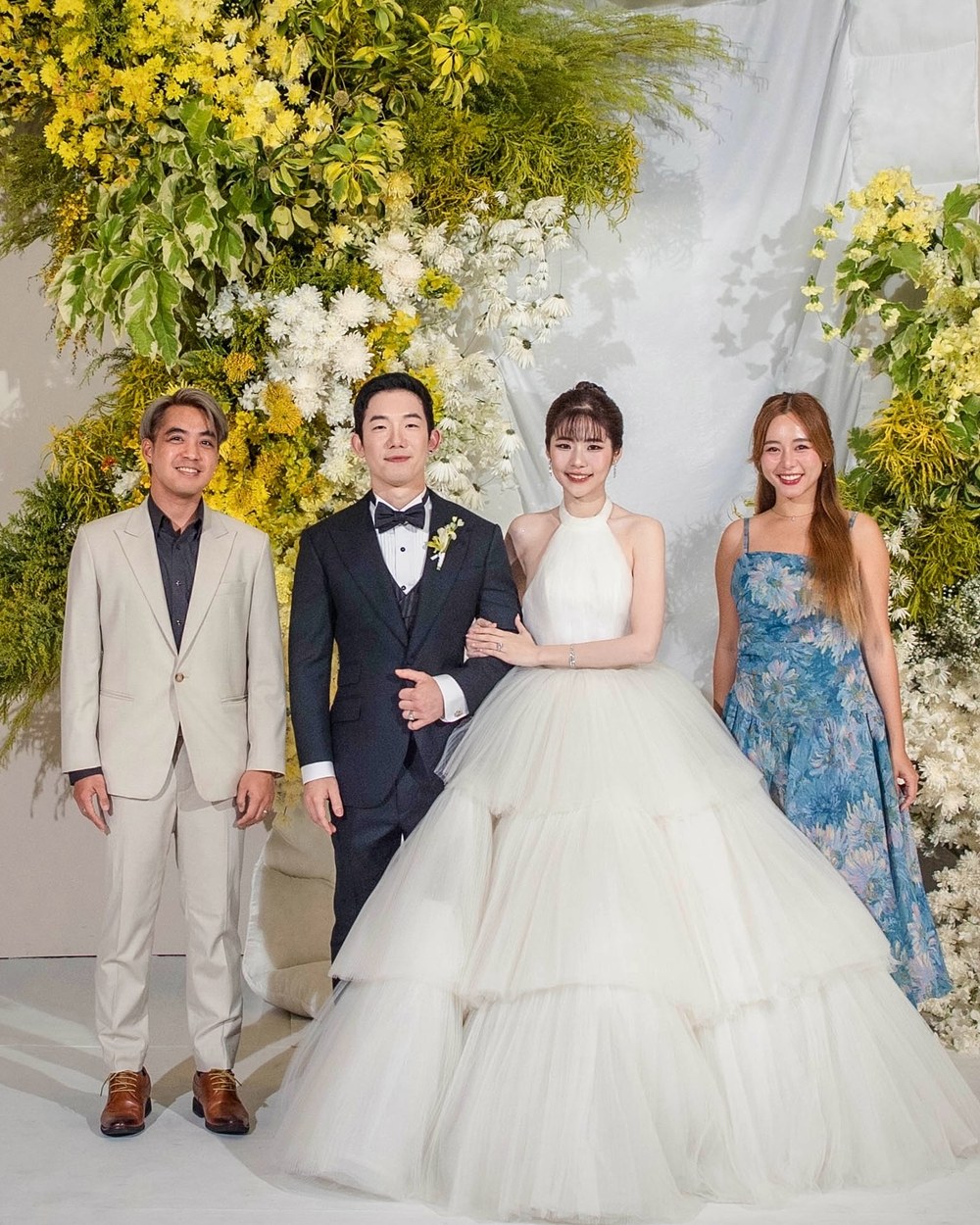 บรรยากาศงานแต่ง น้ำ กัญญ์กุลณัช วิวาห์หวาน ชุดเจ้าสาวอลัง